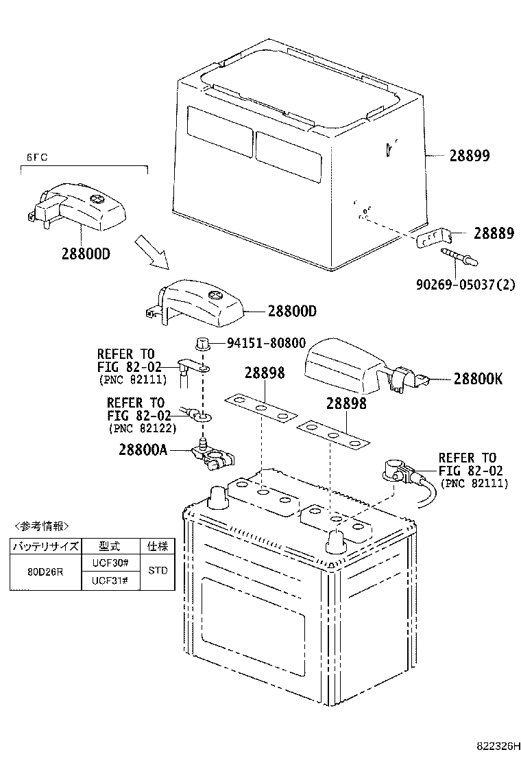 28870-50070 INSULATOR, BATTERY product image