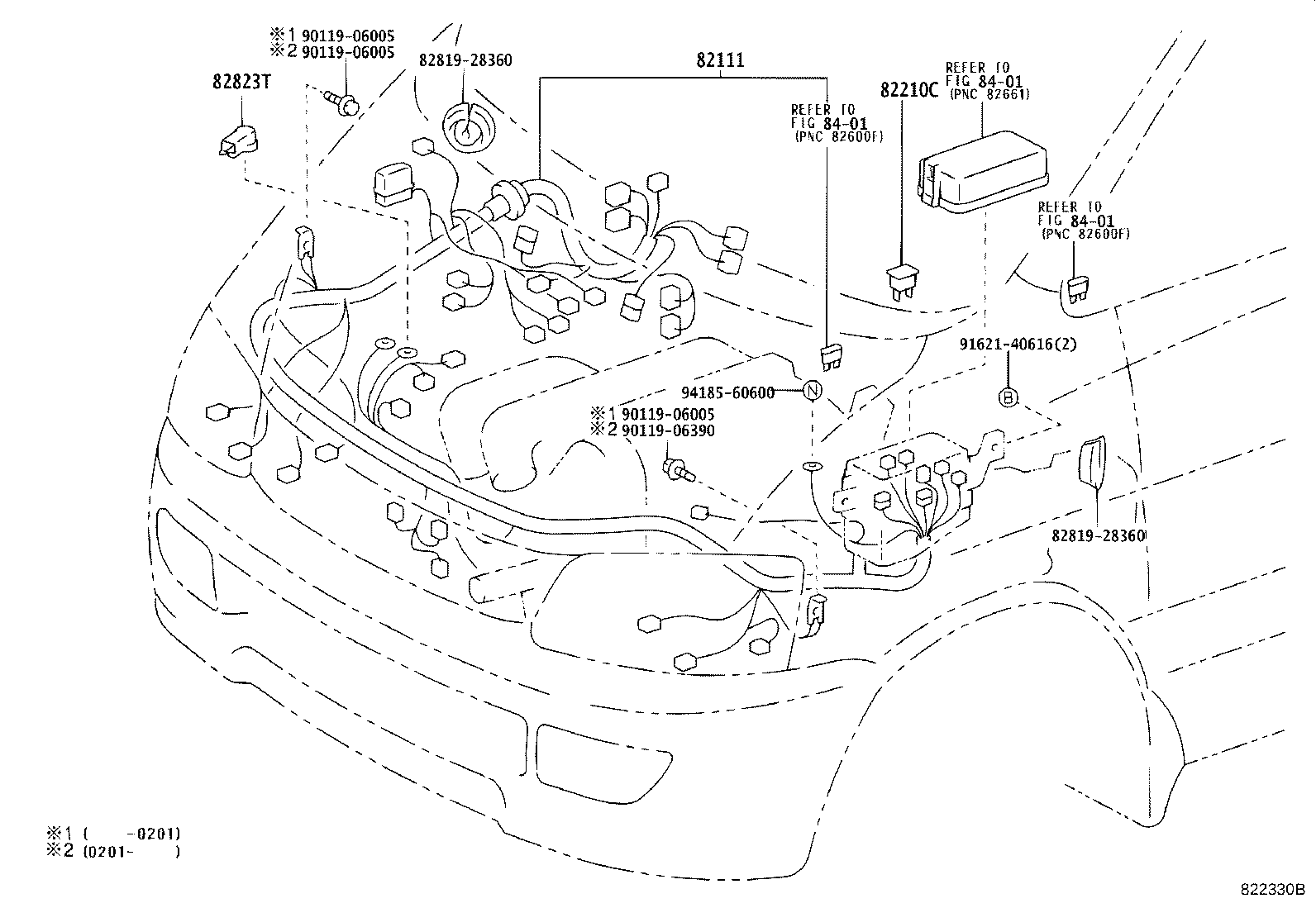 82817-28880 PROTECTOR, WIRING HARNESS, NO.2 product image