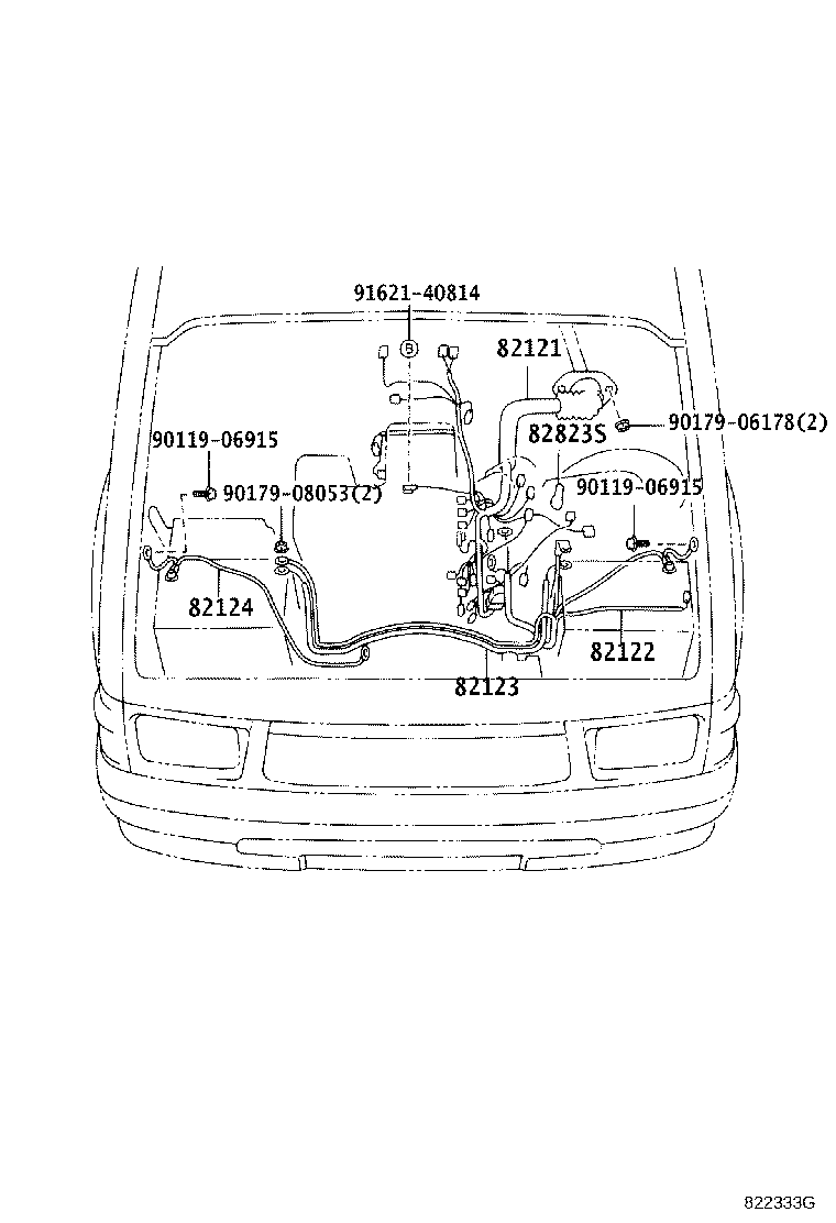 82122-35561 WIRE, ENGINE, NO.2 product image
