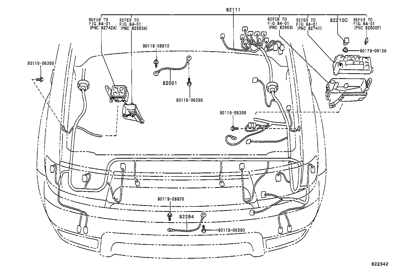 82167-35010 WIRE, SEAT, NO.1 product image