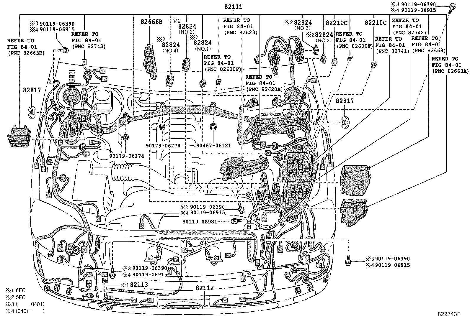 82191-50150 WIRE, FRONT SEAT, RH product image