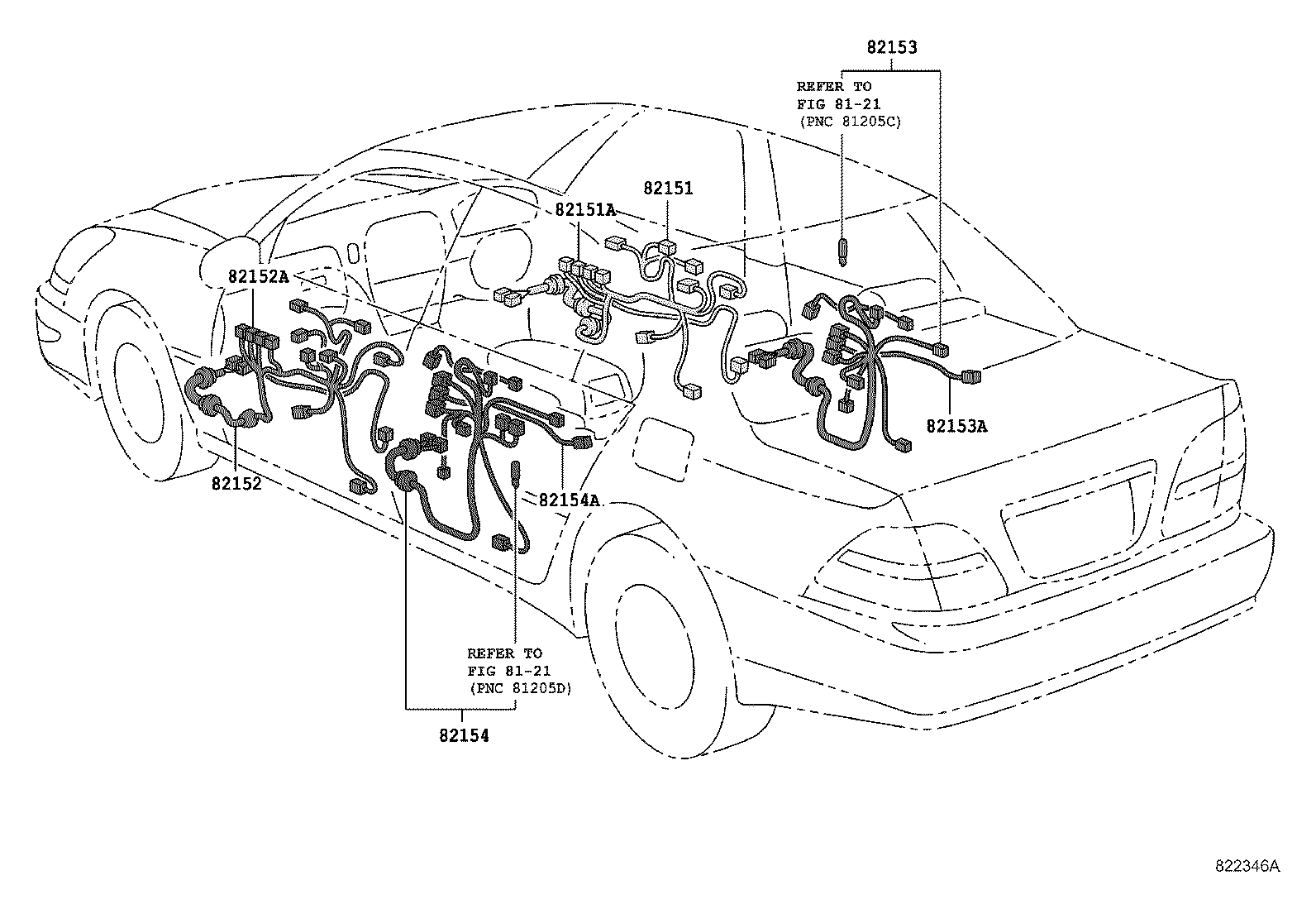 82191-50150 WIRE, FRONT SEAT, RH product image