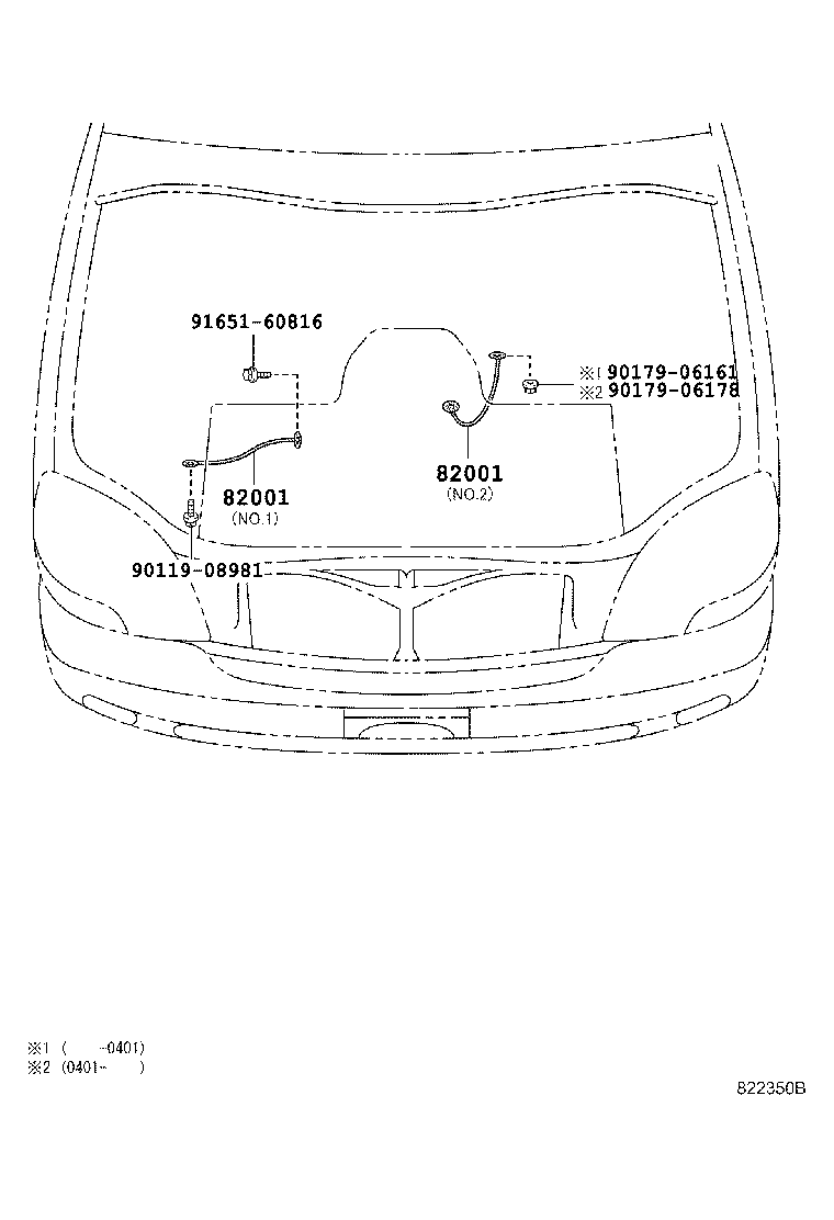 82191-50150 WIRE, FRONT SEAT, RH product image