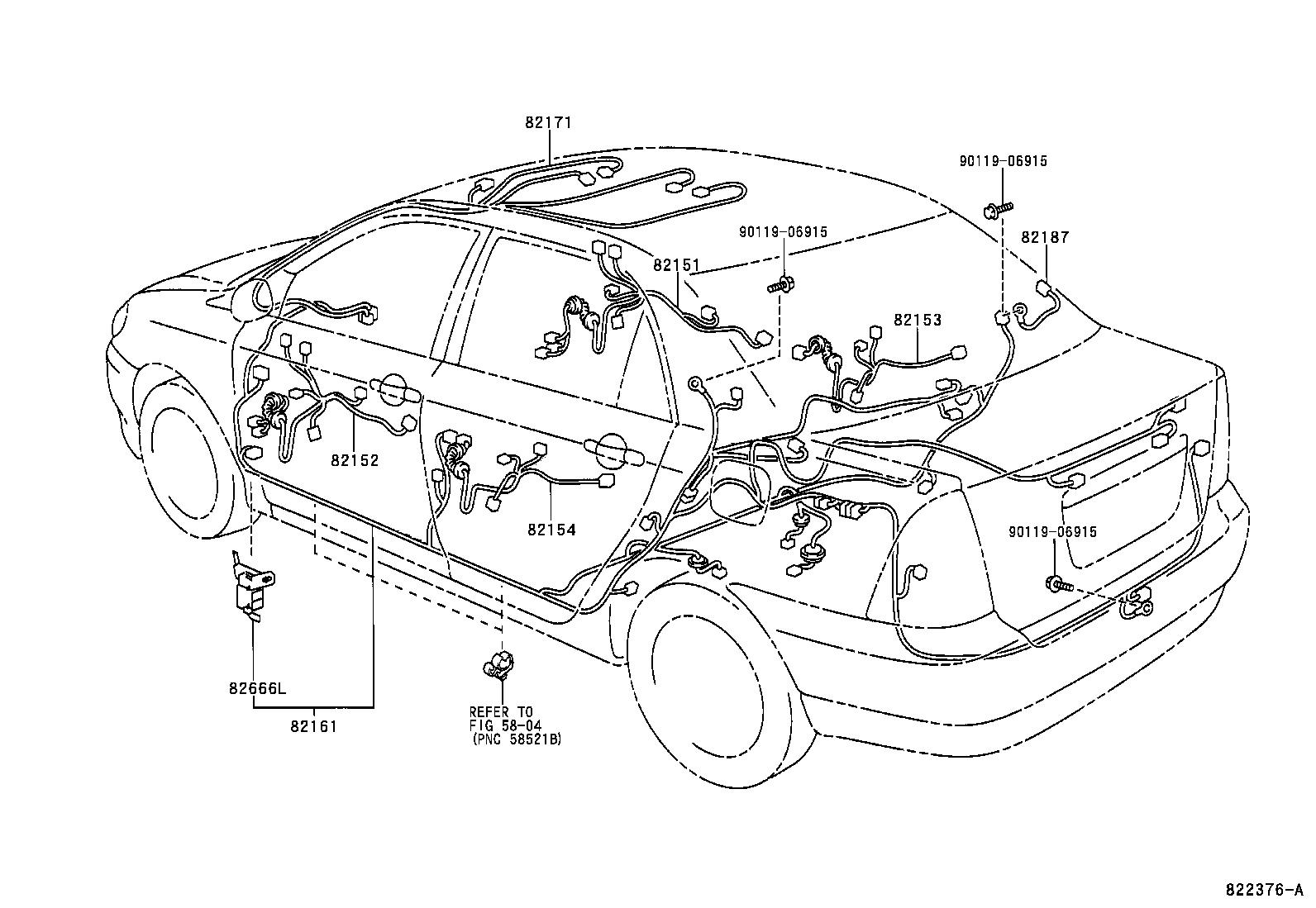 82121-12F60 WIRE, ENGINE product image