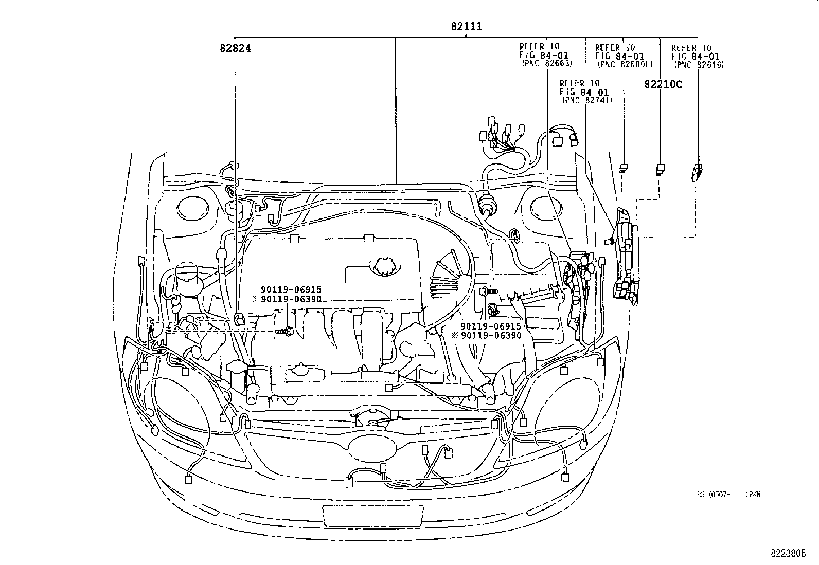 82121-12F60 WIRE, ENGINE product image