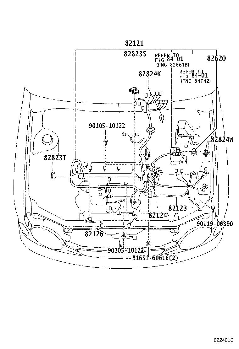 82817-1A690 PROTECTOR, WIRING HARNESS, NO.2 product image