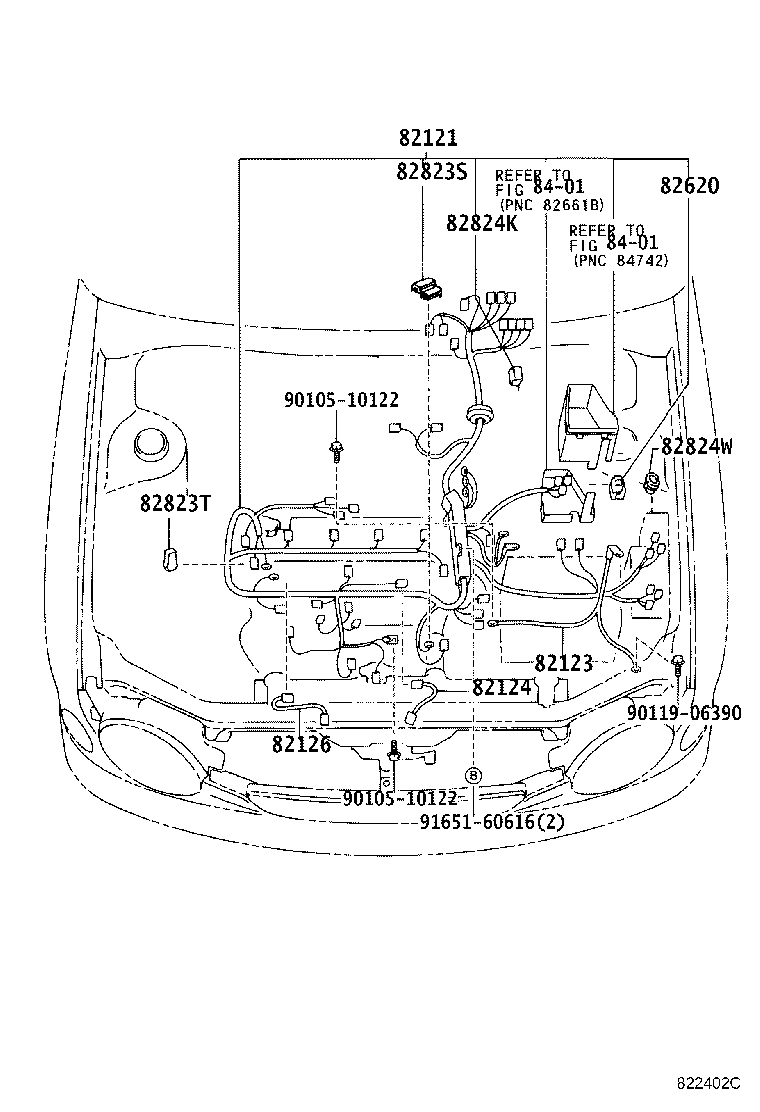 82817-1A690 PROTECTOR, WIRING HARNESS, NO.2 product image