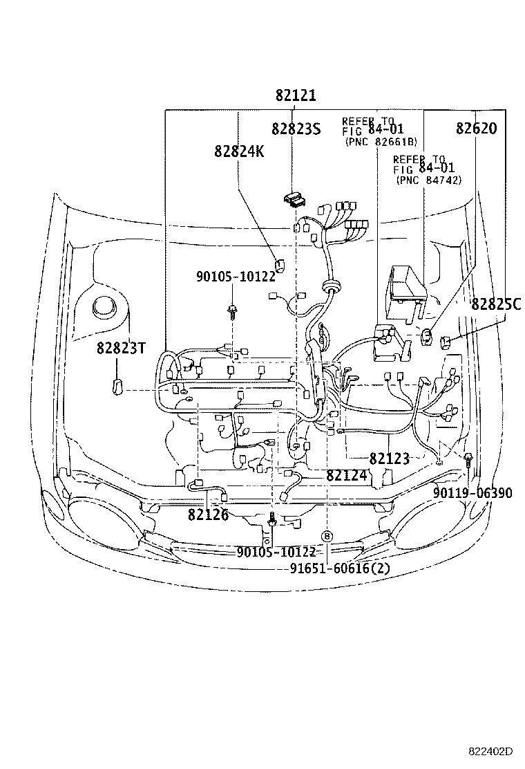 82121-02401 WIRE, ENGINE product image