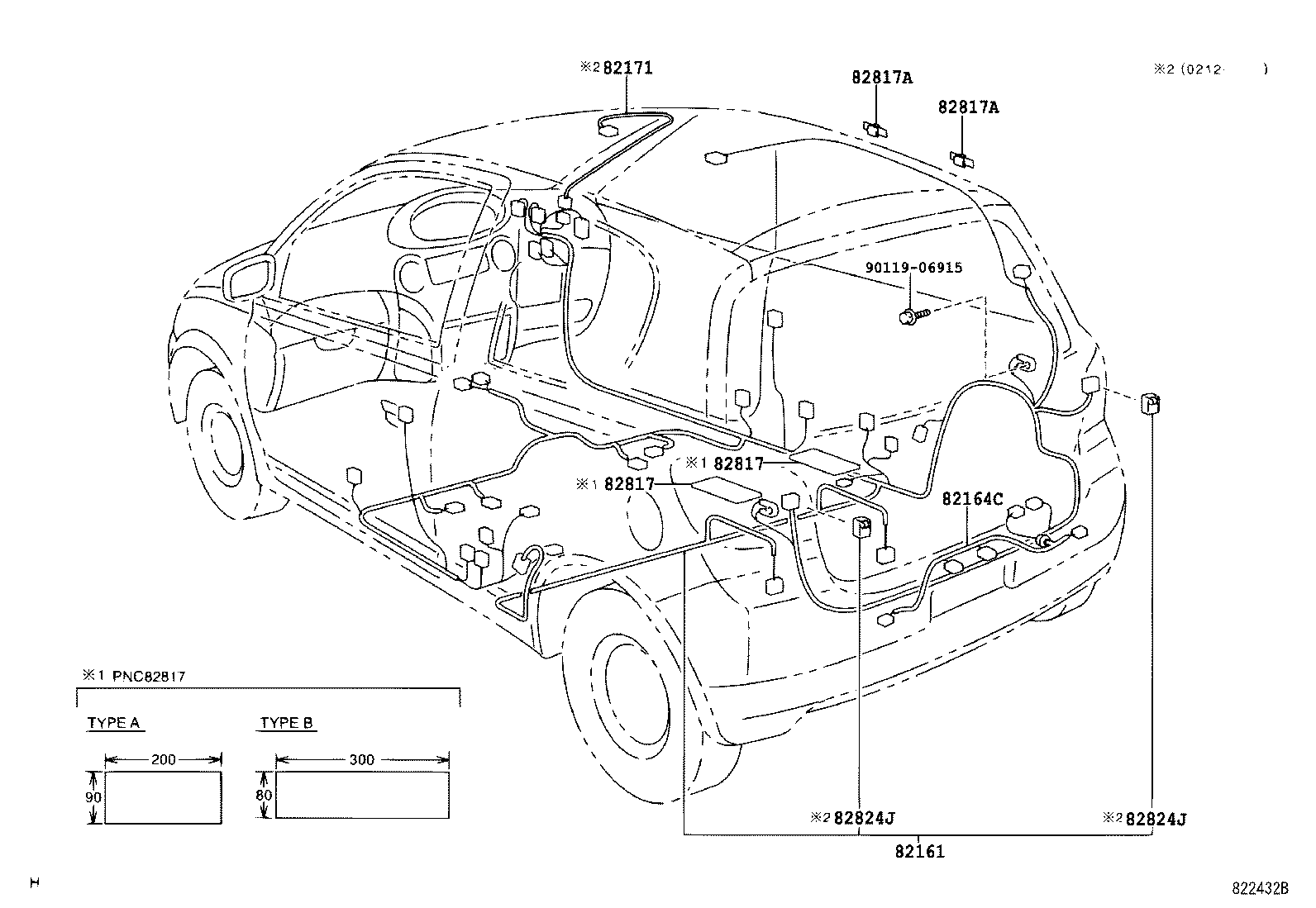 82111-52011 WIRE, ENGINE ROOM MAIN product image