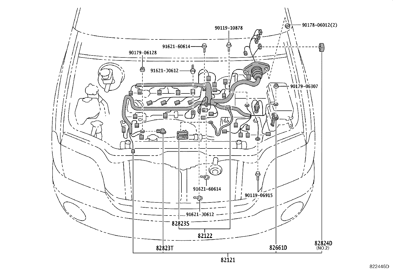 82191-48100 WIRE, FRONT SEAT, RH product image