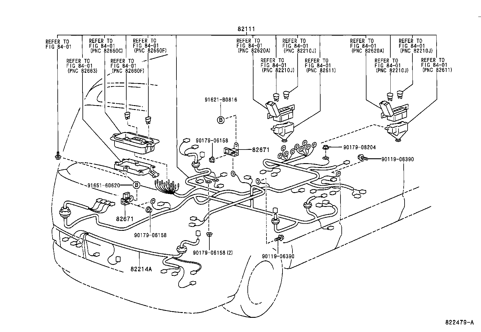 82122-36130 WIRE, ENGINE, NO.2 product image
