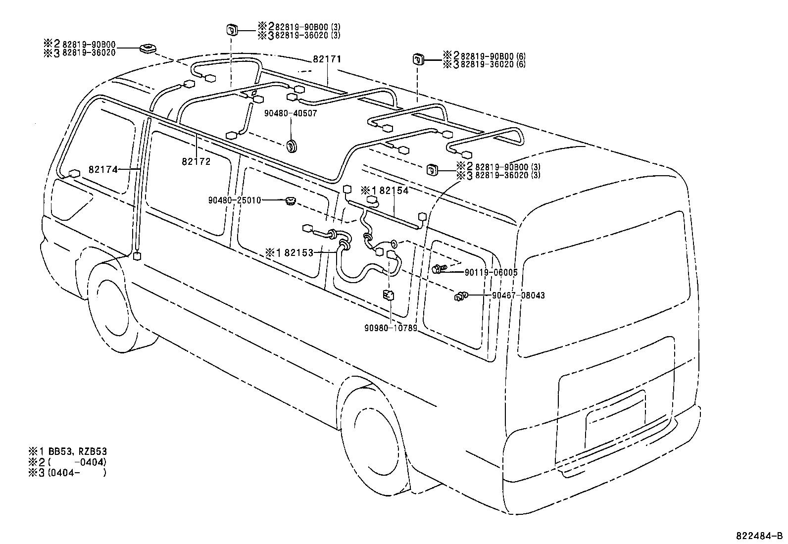 82122-36130 WIRE, ENGINE, NO.2 product image