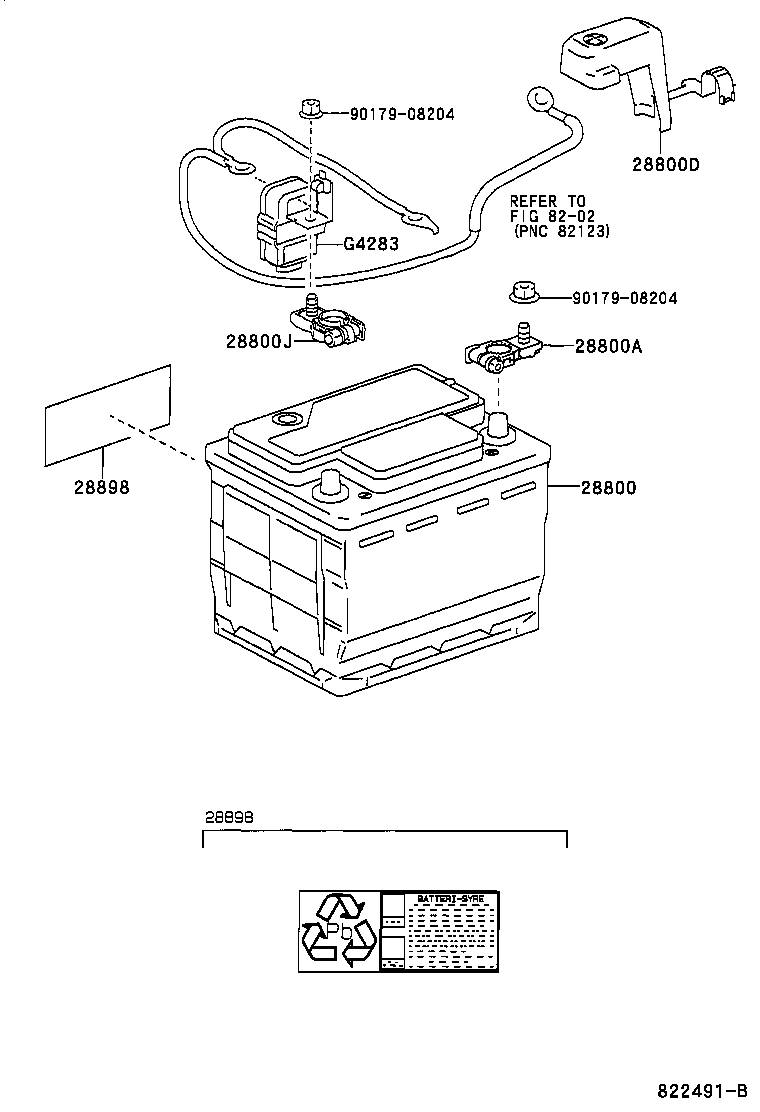 Toyota 28800-0N020 BATTERY