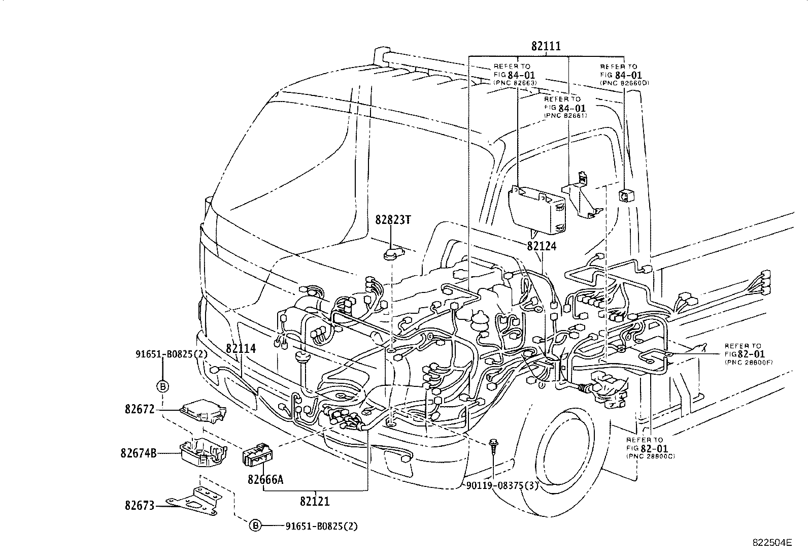 82142-37230 WIRE, INSTRUMENT PANEL, NO.2 product image