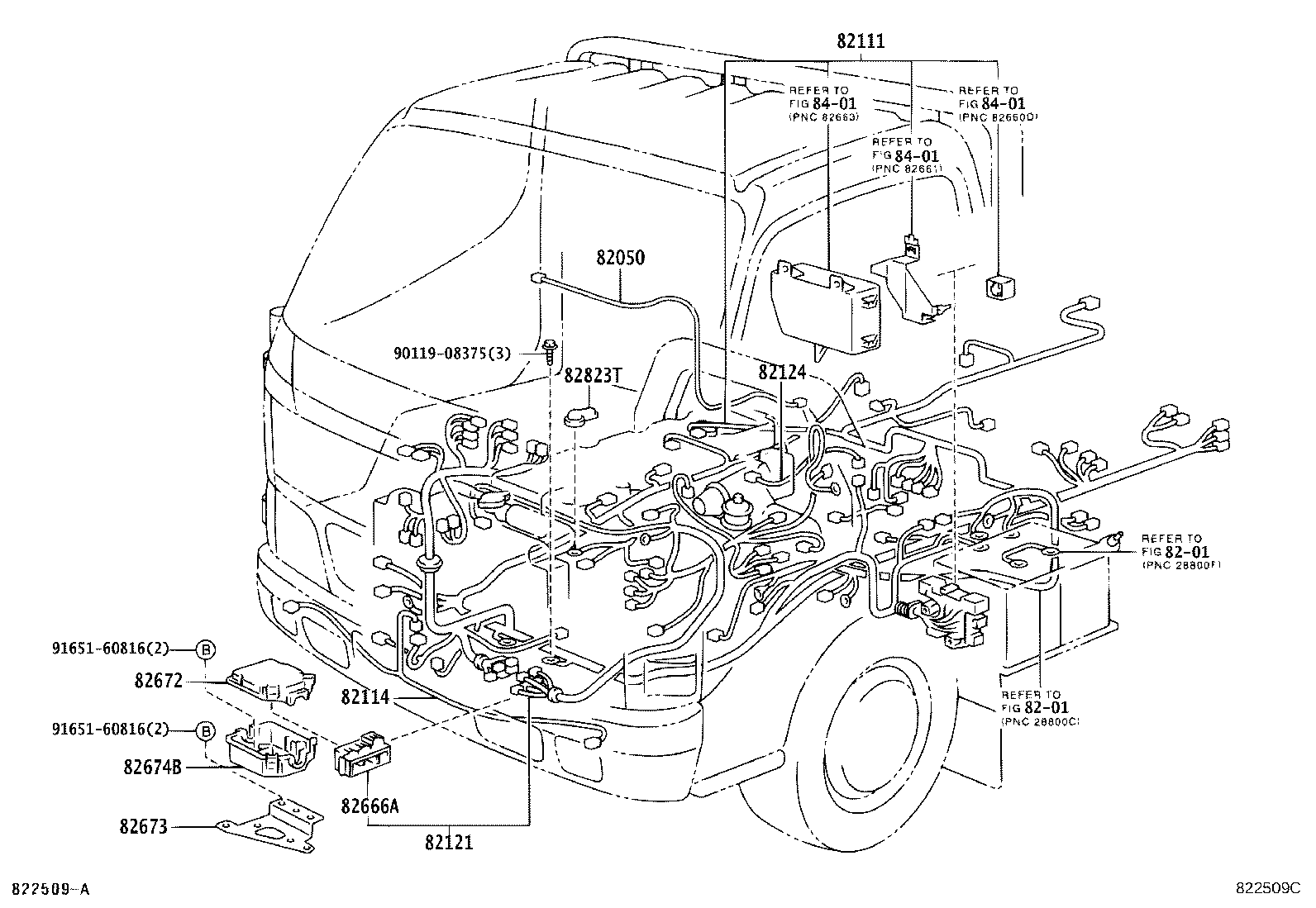 82050-37010 WIRE ASSY, ENGINE product image