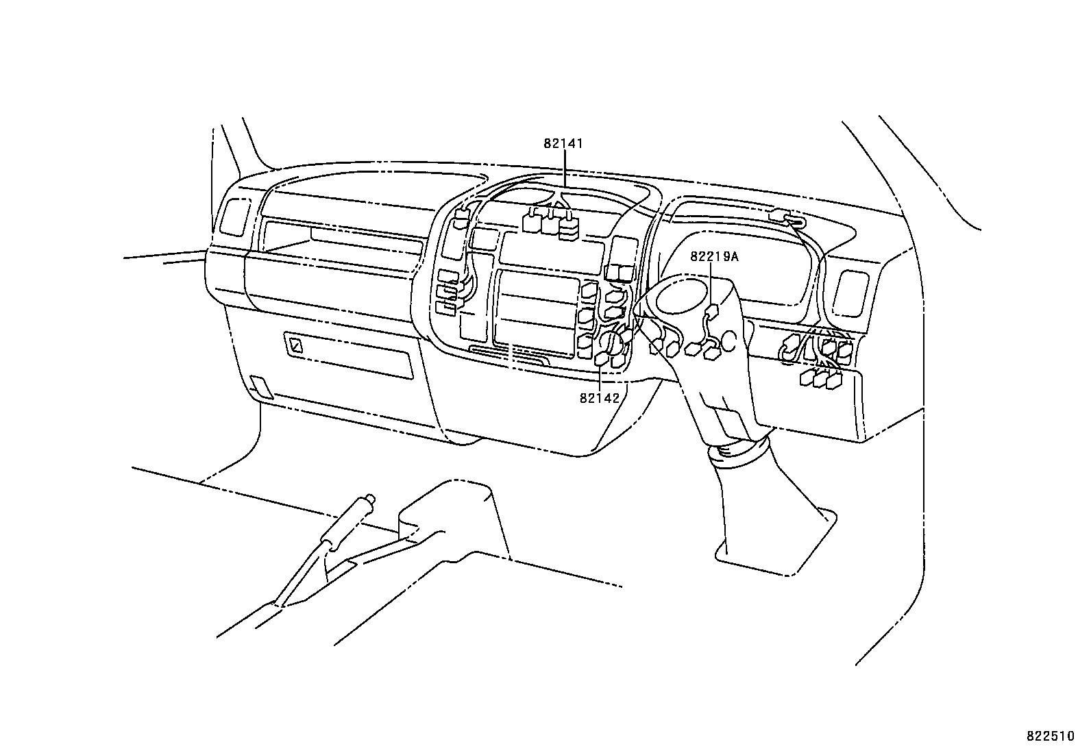 82050-37010 WIRE ASSY, ENGINE product image