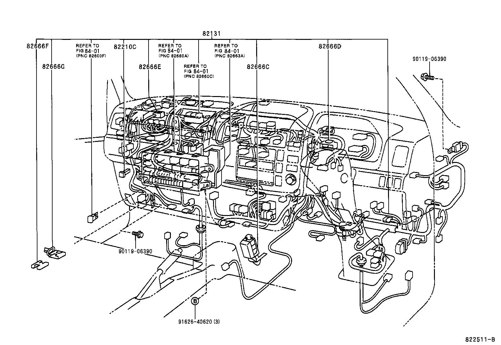 82050-37010 WIRE ASSY, ENGINE product image