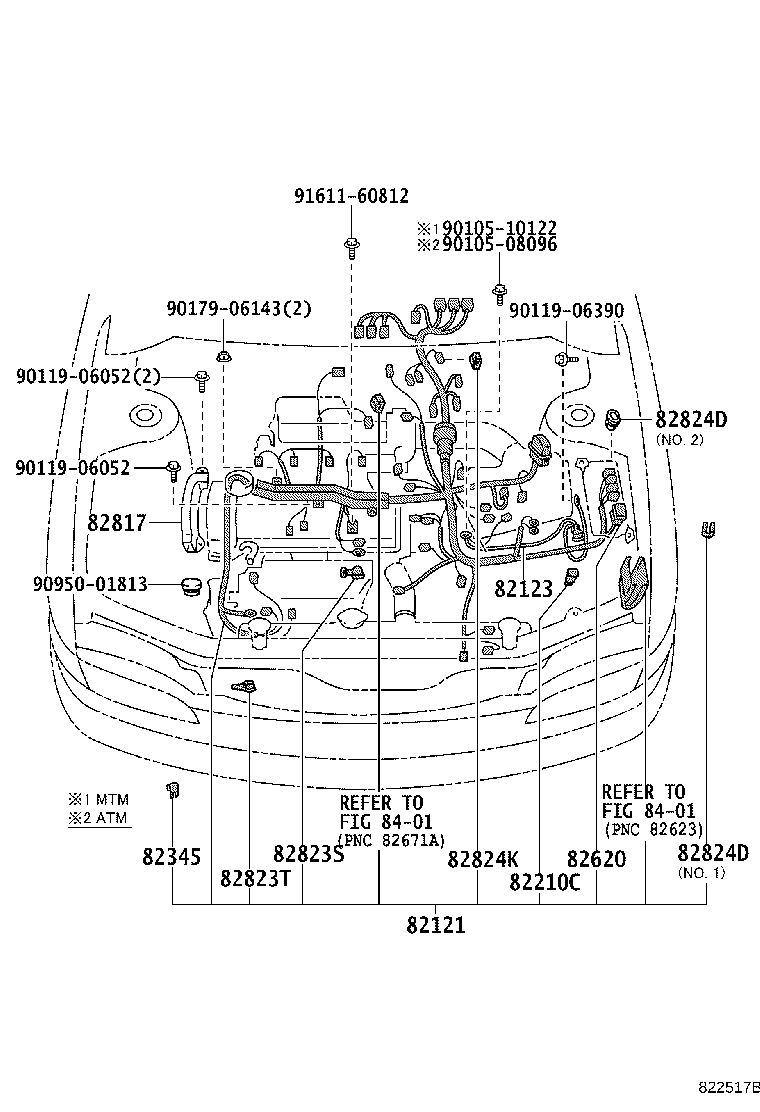 82121-1N670 WIRE, ENGINE product image