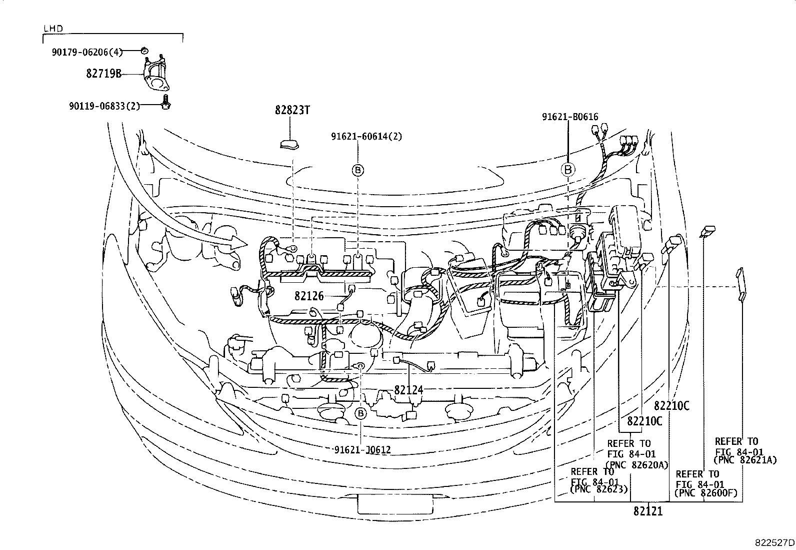 82114-28010 WIRE, ENGINE ROOM, NO.4 product image