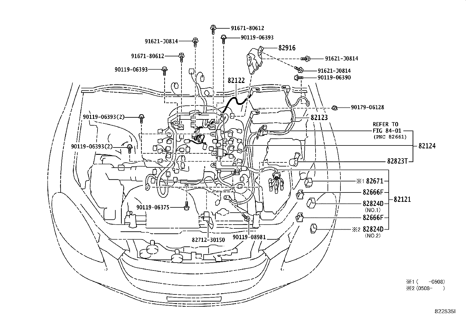 58168-24010 PROTECTOR, WIRING HARNESS, NO.1 product image