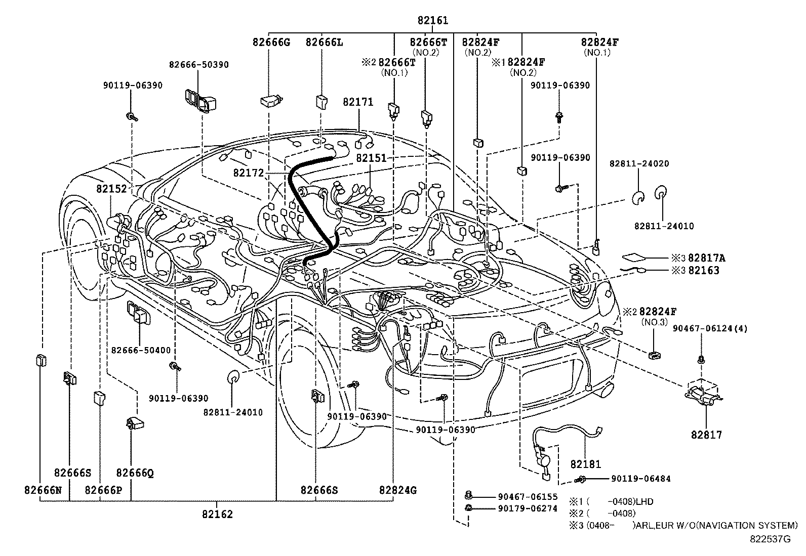 58168-24010 PROTECTOR, WIRING HARNESS, NO.1 product image
