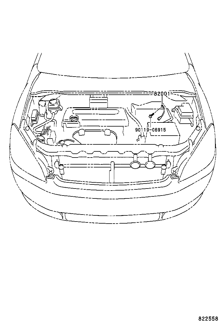 82817-44030 PROTECTOR, WIRING HARNESS, NO.5 product image