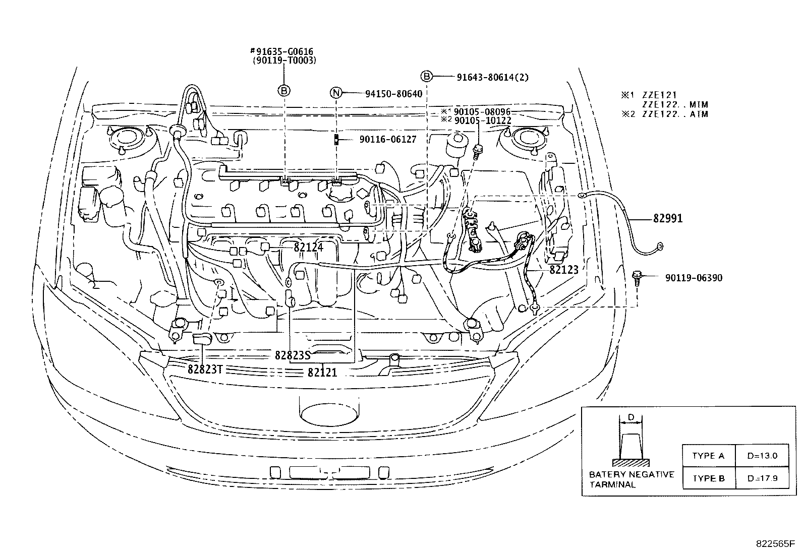 82121-02451 WIRE, ENGINE product image