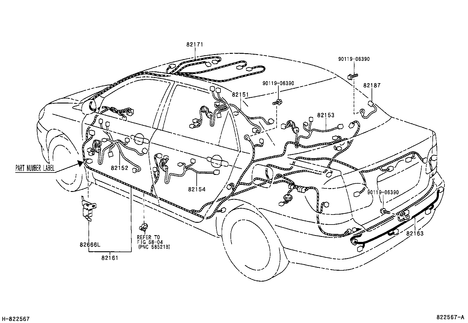 82121-02451 WIRE, ENGINE product image