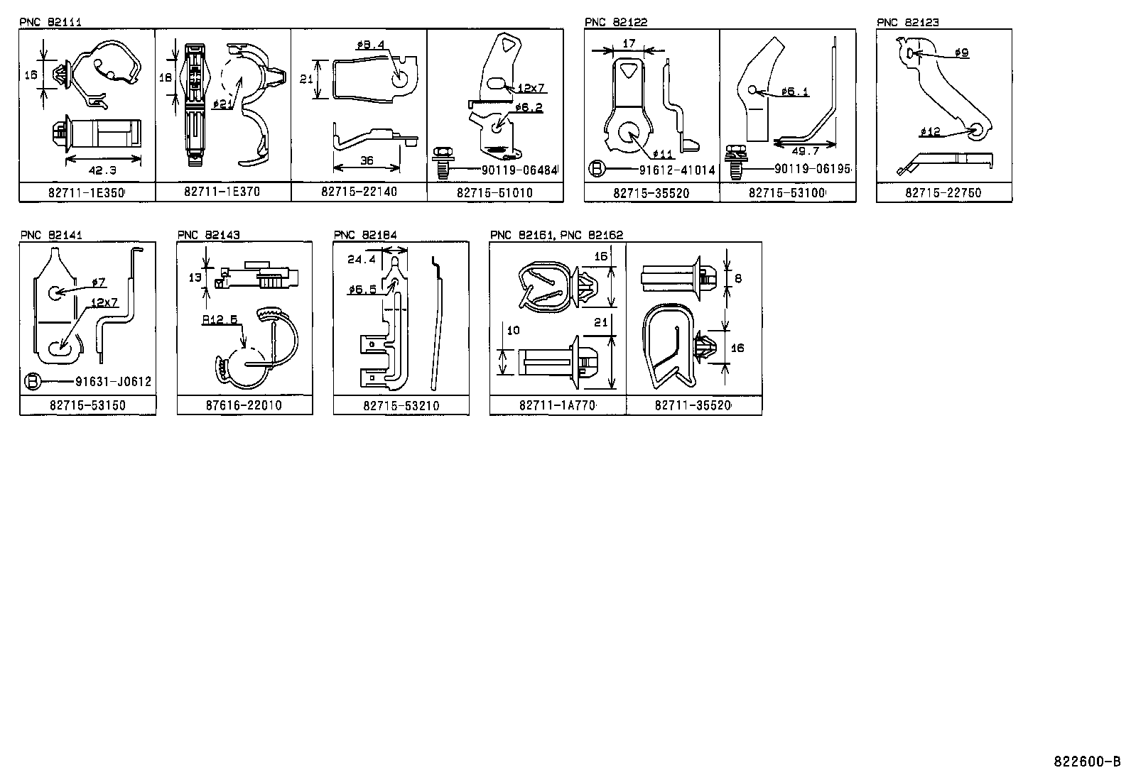 82046-53010 BRACKET, RADIO EARTH product image
