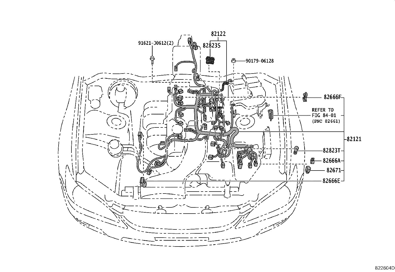 82046-53010 BRACKET, RADIO EARTH product image