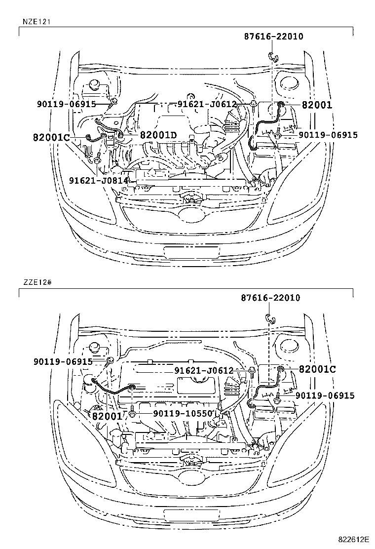 82121-13850 WIRE, ENGINE product image