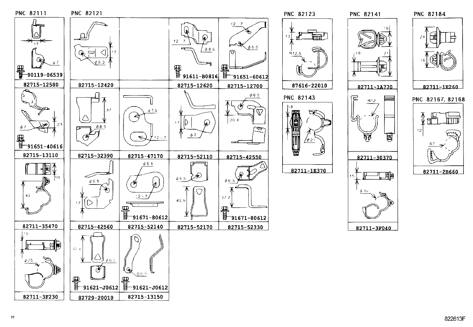82121-13850 WIRE, ENGINE product image