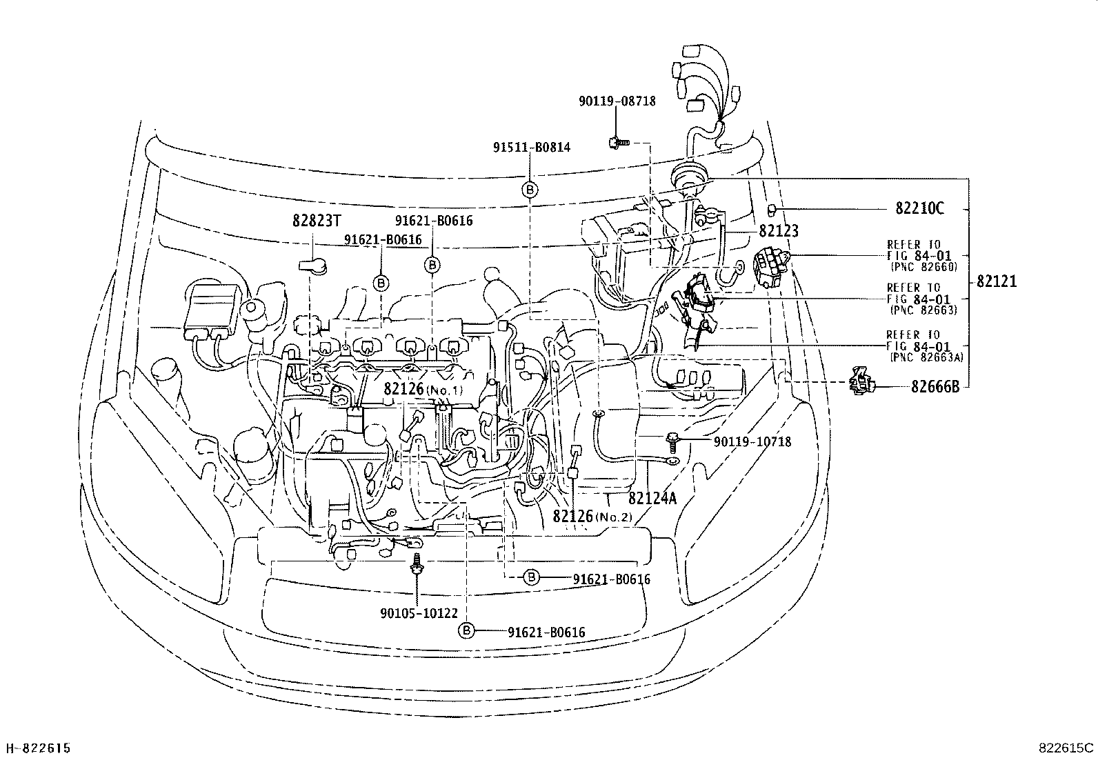 82142-42010 WIRE, INSTRUMENT PANEL, NO.2 product image