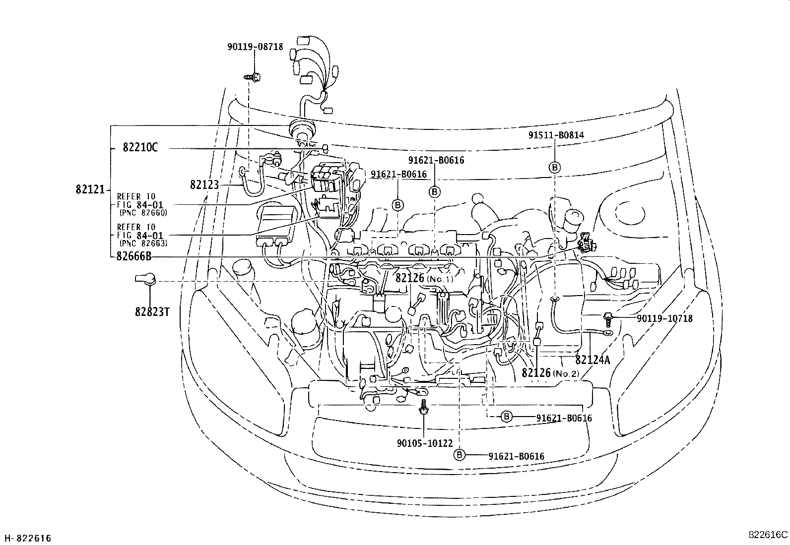 82142-42010 WIRE, INSTRUMENT PANEL, NO.2 product image