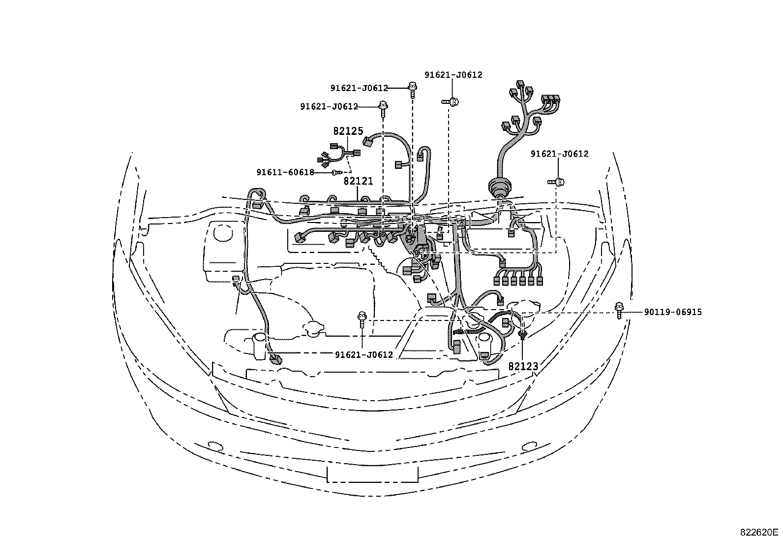 82817-2J330 PROTECTOR, WIRING HARNESS, NO.1 product image