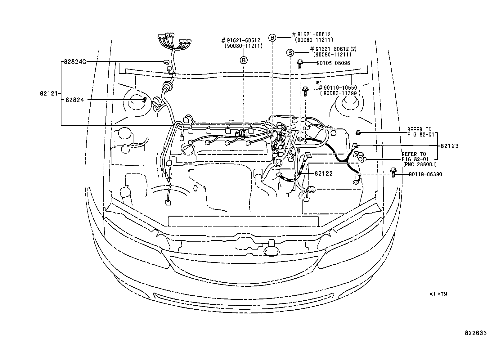 82151-06210 WIRE, FRONT DOOR, RH product image
