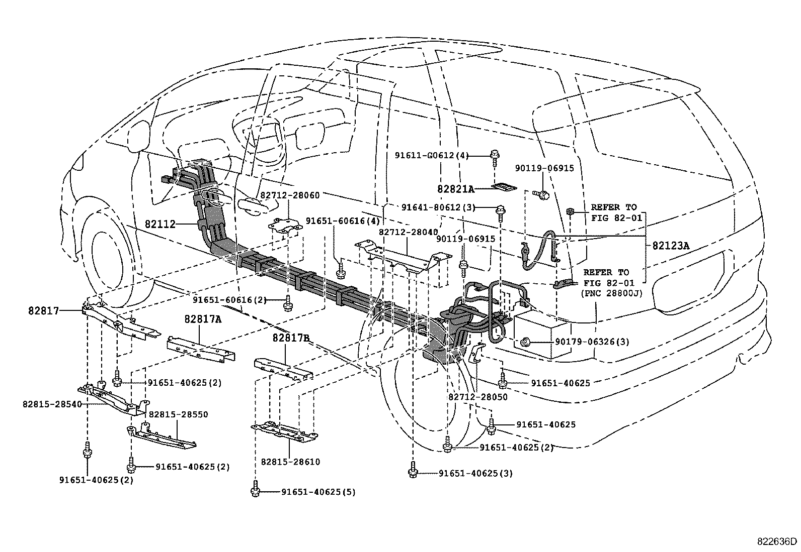 82817-2J330 PROTECTOR, WIRING HARNESS, NO.1 product image