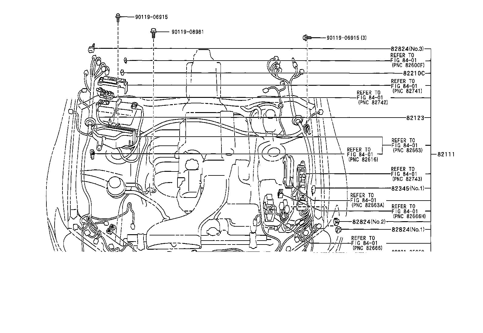 82817-53010 PROTECTOR, WIRING HARNESS, NO.2 product image