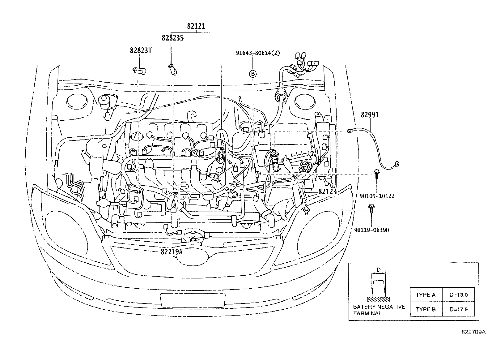 82121-02451 WIRE, ENGINE product image