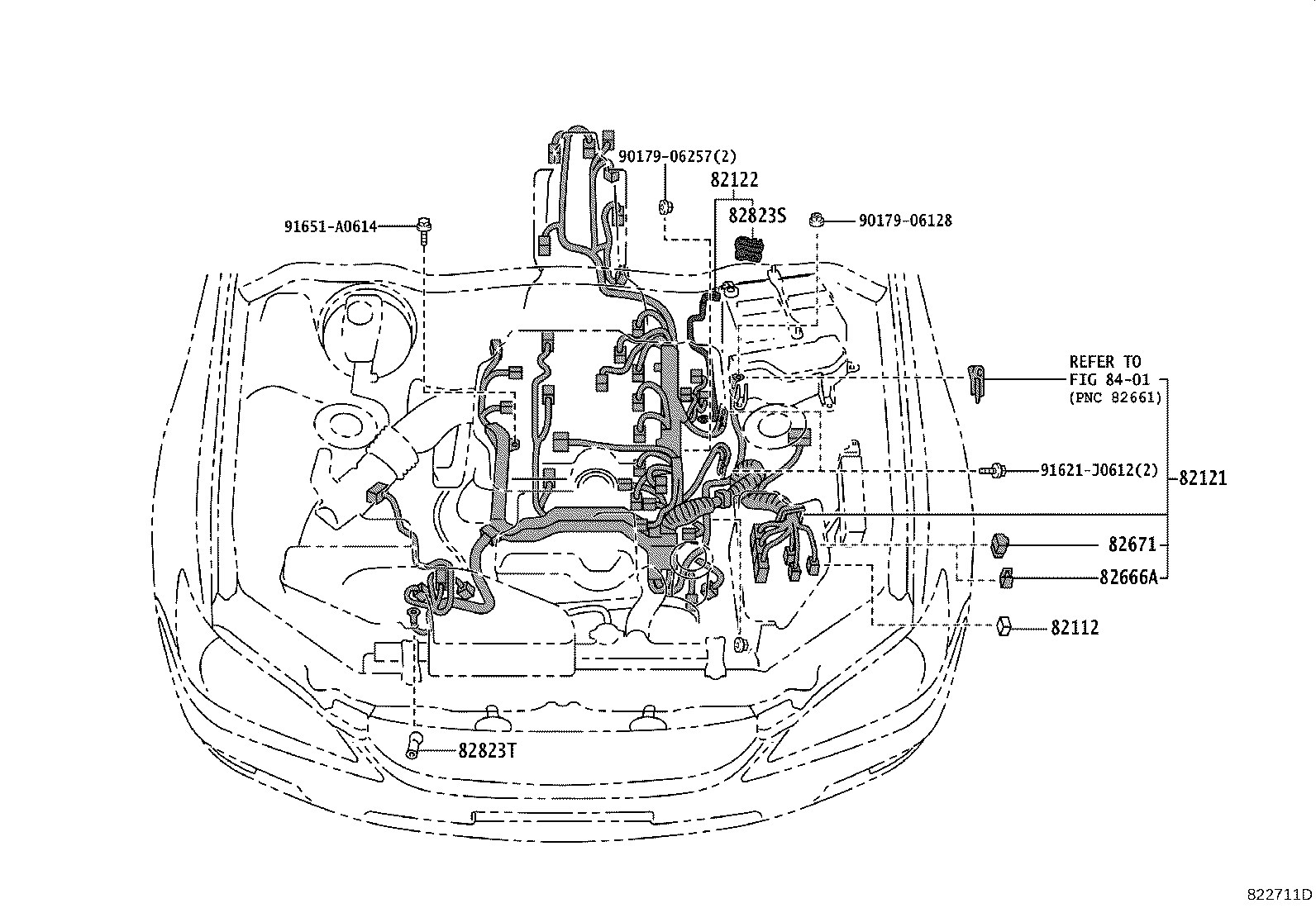 82046-53010 BRACKET, RADIO EARTH product image