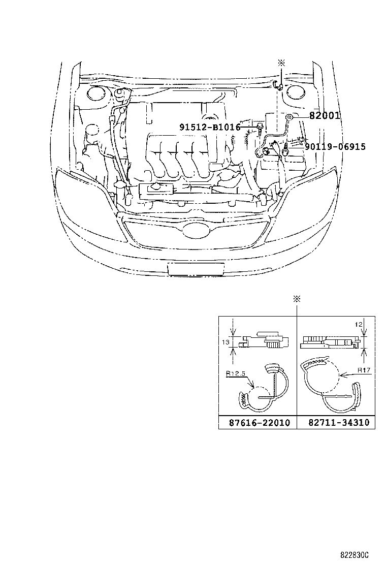 82151-1E511 WIRE, FRONT DOOR, RH product image