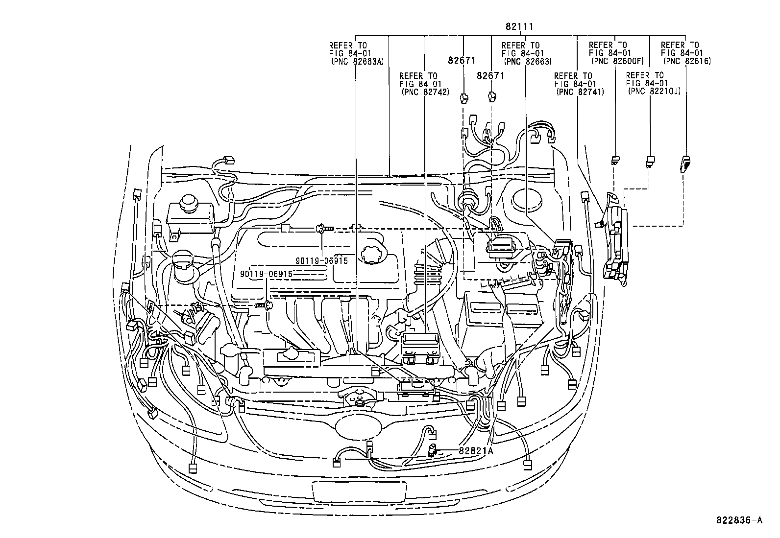 82121-13892 WIRE, ENGINE product image