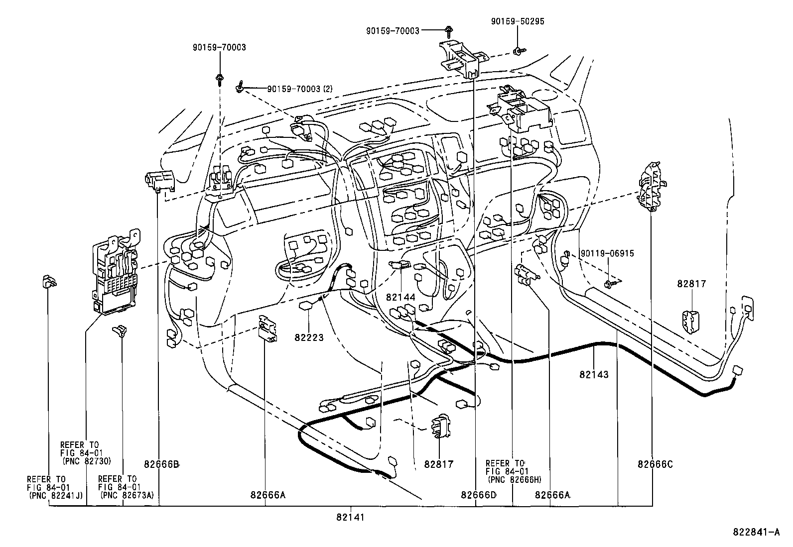 82121-13892 WIRE, ENGINE product image