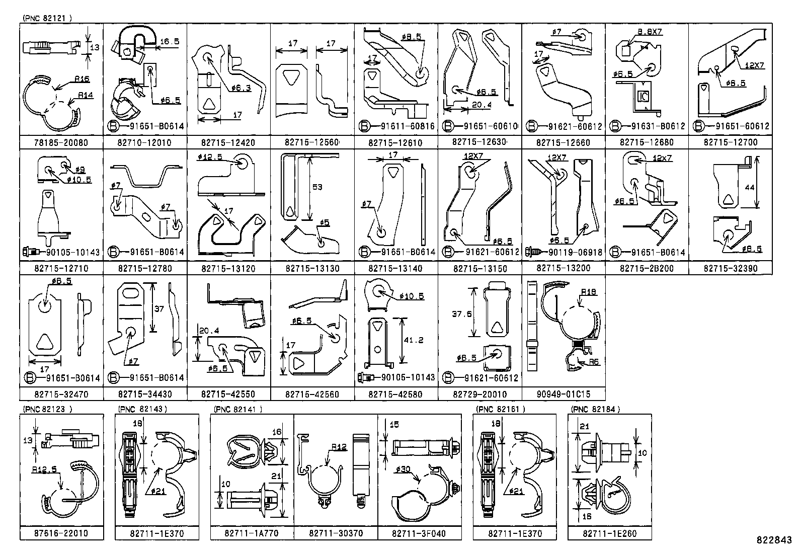 82121-13892 WIRE, ENGINE product image