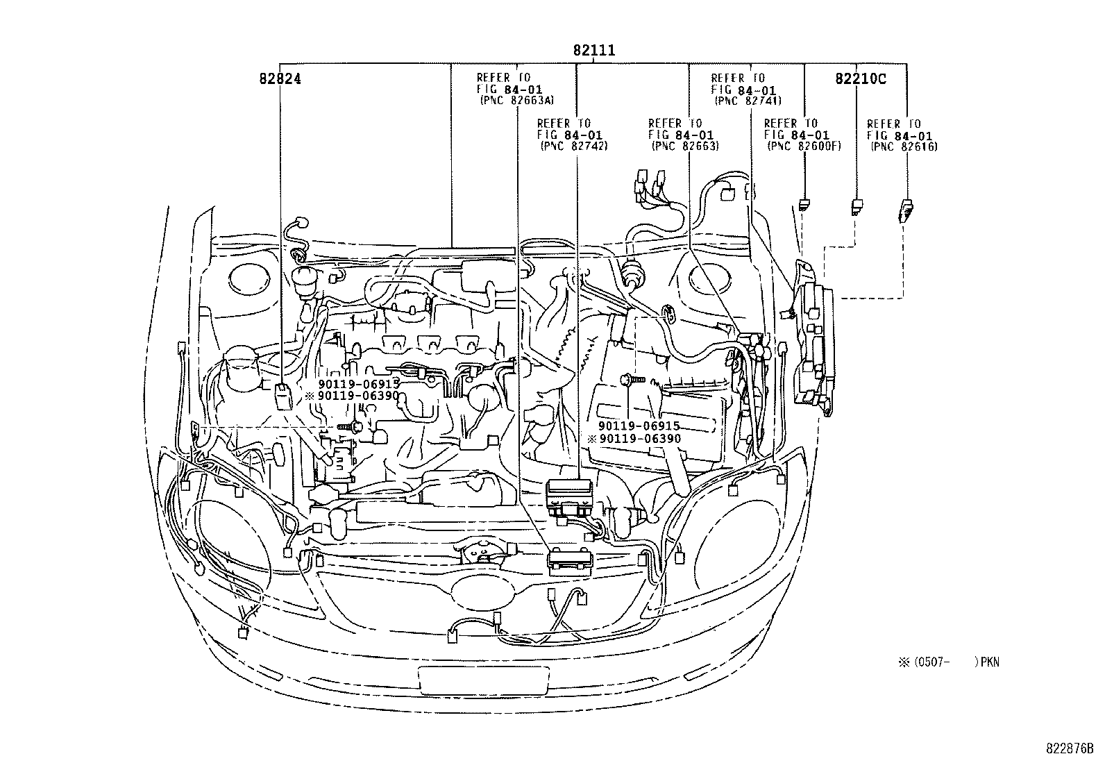 82121-12F60 WIRE, ENGINE product image
