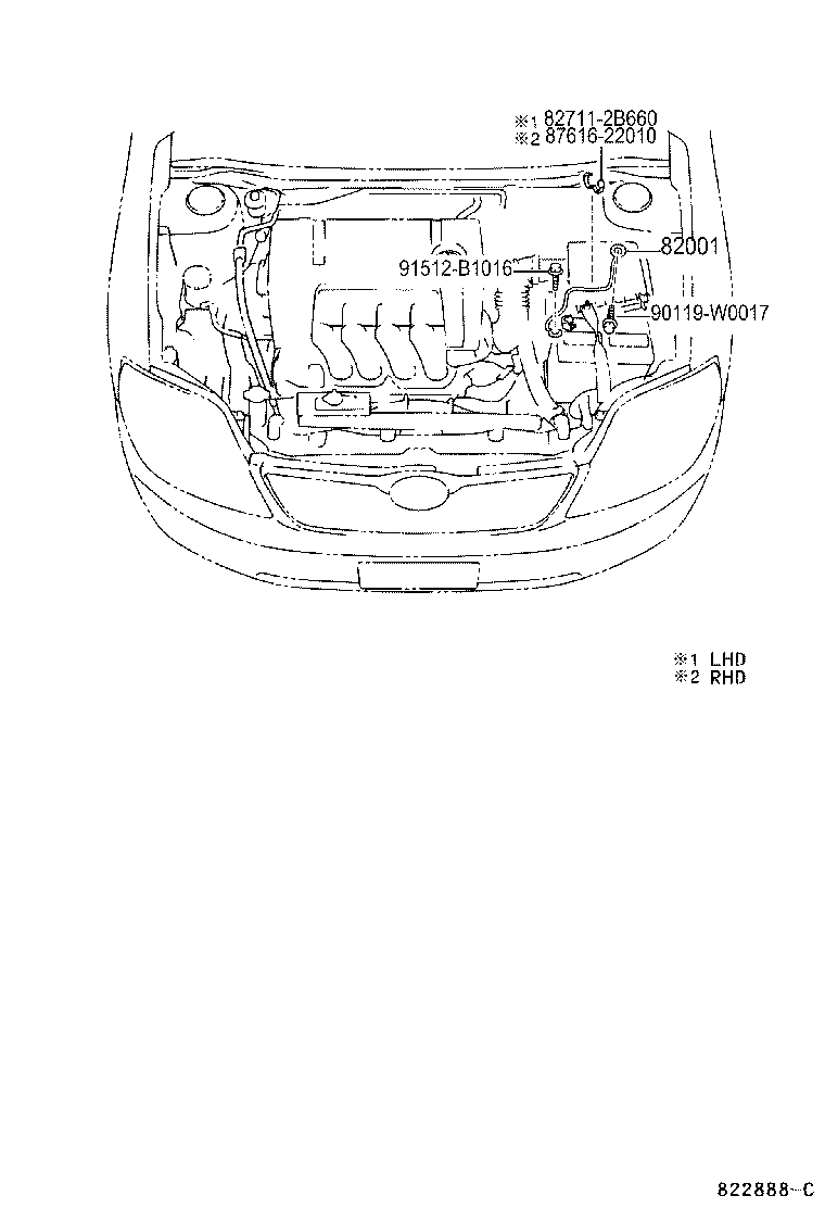 82817-02250 PROTECTOR, WIRING HARNESS, NO.1 product image