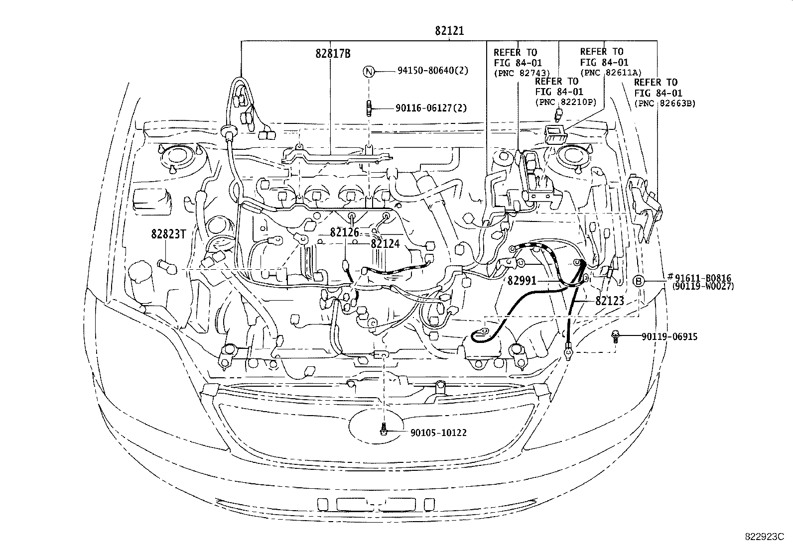 82117-02013 WIRE, INSTRUMENT PANEL product image