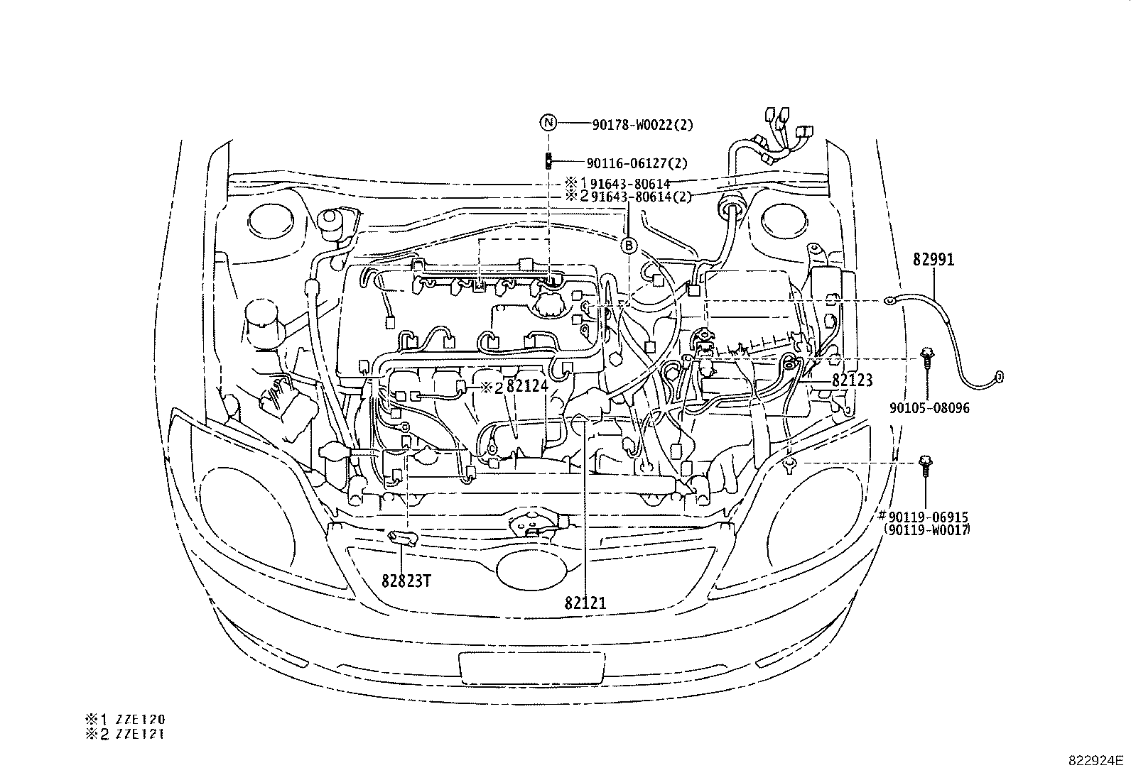 82117-02013 WIRE, INSTRUMENT PANEL product image