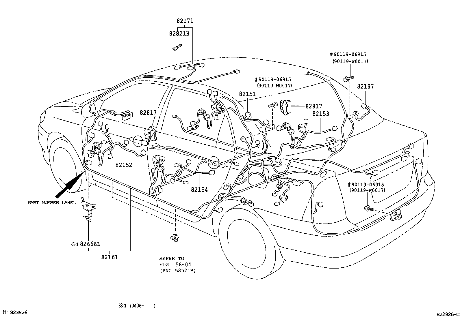82117-02013 WIRE, INSTRUMENT PANEL product image