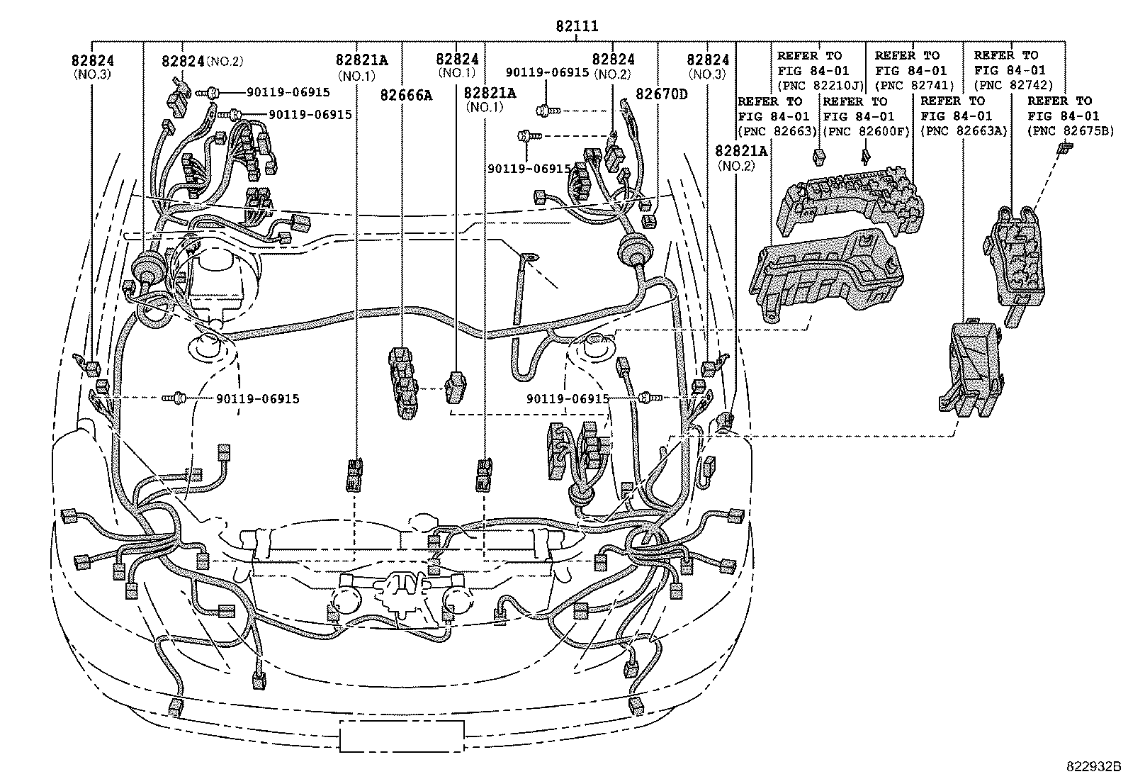 82817-2A770 PROTECTOR, WIRING HARNESS, NO.1 product image